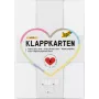 folia lankstymo kortelės, 5 kortelės, baltos