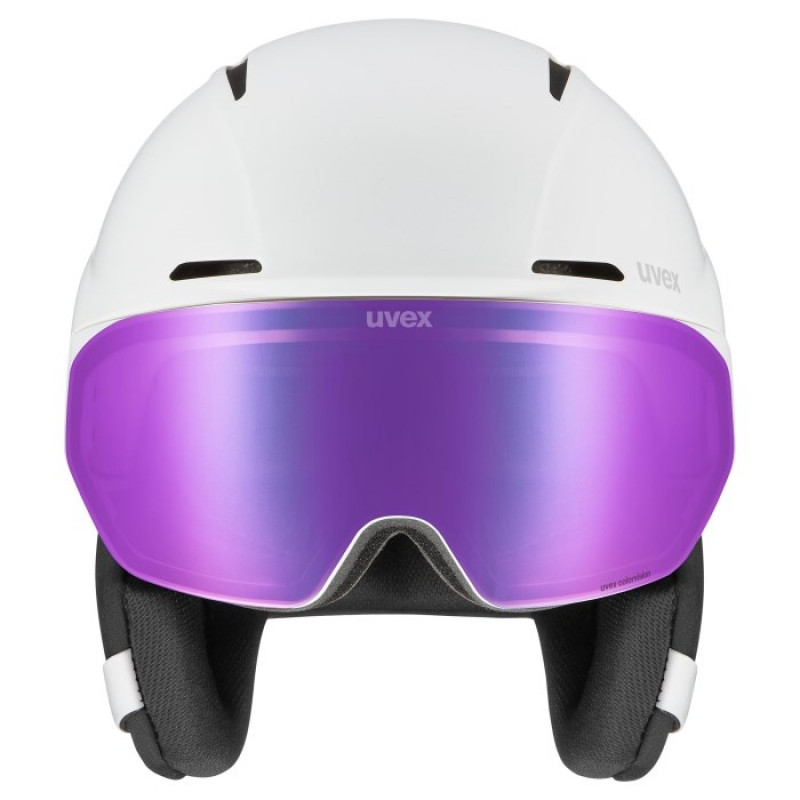 UVEX Horizon CV slidinėjimo šalmas, baltas, 55-59 cm (56/6/341/11)