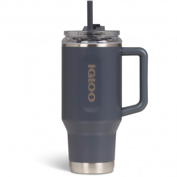 Igloo Travel Mug 32 OZ (0,95 l) termo puodelis su šiaudeliu, Carbonite