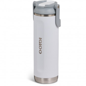 Igloo Sport Sipper 20 oz termosas su šiaudeliu, 0,6 l, baltas