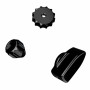 Ascher Racing Knob Kit Pro simuliacinio lenktyninio vairo rankenėlių rinkinys, Stealth Black