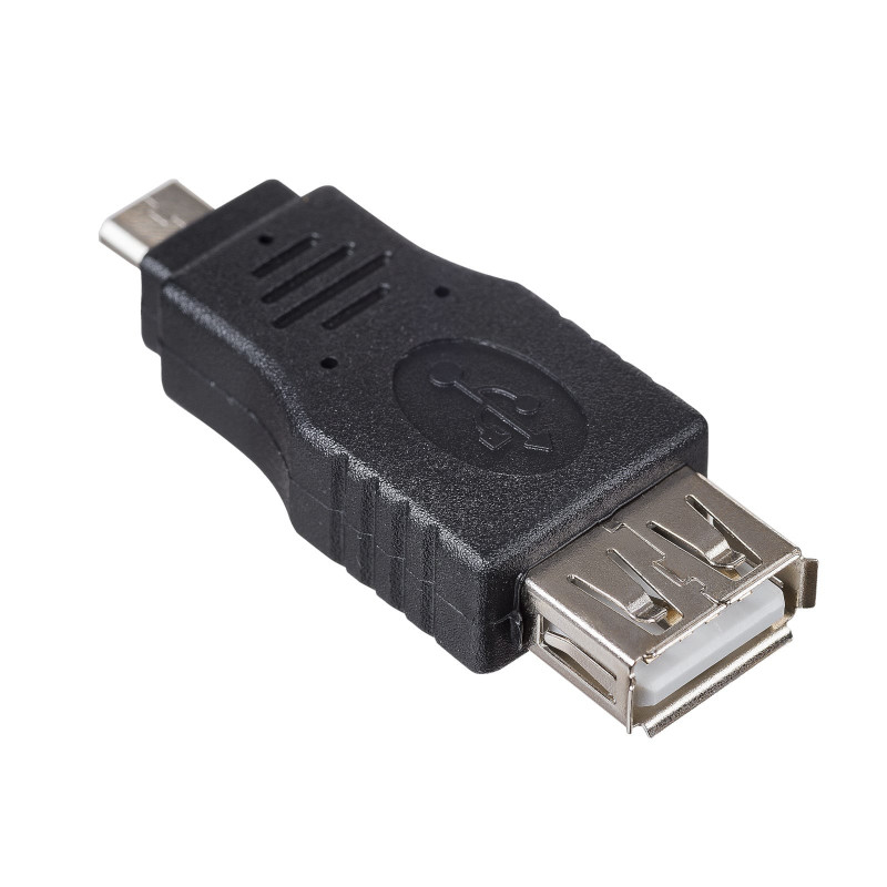 Akyga AK-AD-08 OTG adapteris USB-A lizdas – micro USB kištukas, juodas