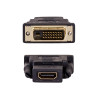 Akyga AK-AD-41 HDMI (F) į DVI-D 24+1 (M) adapteris, juodas