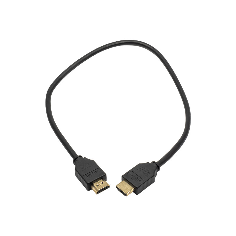Akyga AK-HD-05A didelės spartos HDMI kabelis su Ethernet, HDMI 1.4, 0,5 m, juodas