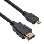 Akyga AK-HD-15R HDMI į Micro HDMI kabelis v1.4, 1,5 m, juodas