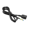 Akyga AK-OT-09C IEC C14 maitinimo kabelis su atviru galu, 3x 1 mm² varis, 1,8 m, juodas