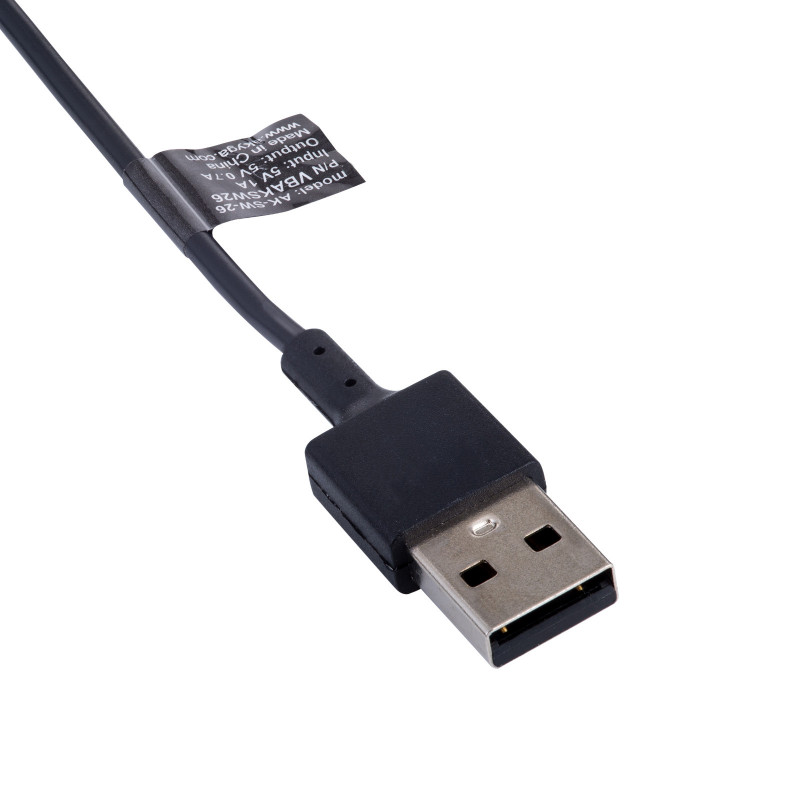 Akyga AK-SW-26 magnetinis įkrovimo stovas, skirtas Fitbit Versa 3 / Sense, USB-A, 1 m
