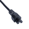 Akyga AK-NB-10C nešiojamojo kompiuterio maitinimo laidas CEE 7/7 į IEC C5, 3x 0,75 mm² varis, 3 m, juodas