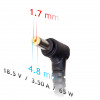 Akyga AK-ND-09 nešiojamojo kompiuterio įkroviklis 18,5 V, 65 W, 4,8 x 1,7 mm, 1,2 m, skirtas HP