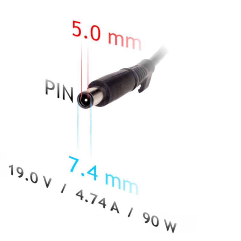 Akyga AK-ND-32 automobilinis nešiojamojo kompiuterio įkroviklis 19 V / 4,74 A, 90 W, 7,4 x 5,0 mm + kaištis, skirtas HP