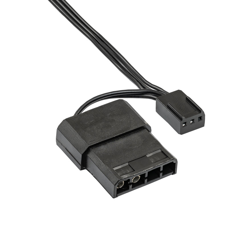 Akyga AW-12E-BR 120 mm korpuso ventiliatorius, 33 raudoni LED, Molex, juodas