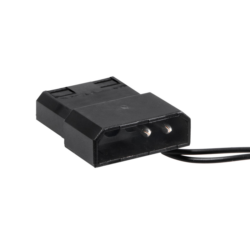 Akyga AW-12E-BR 120 mm korpuso ventiliatorius, 33 raudoni LED, Molex, juodas