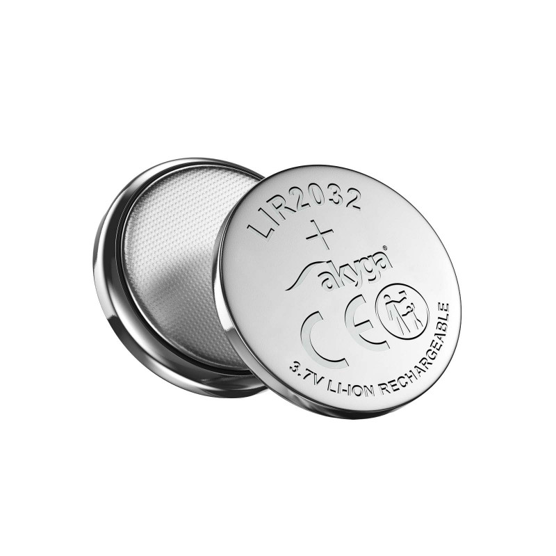 Akyga UltraCoin AKY1707 LIR2032 įkraunamas ličio jonų monetos formos akumuliatorius 3,7 V 70 mAh