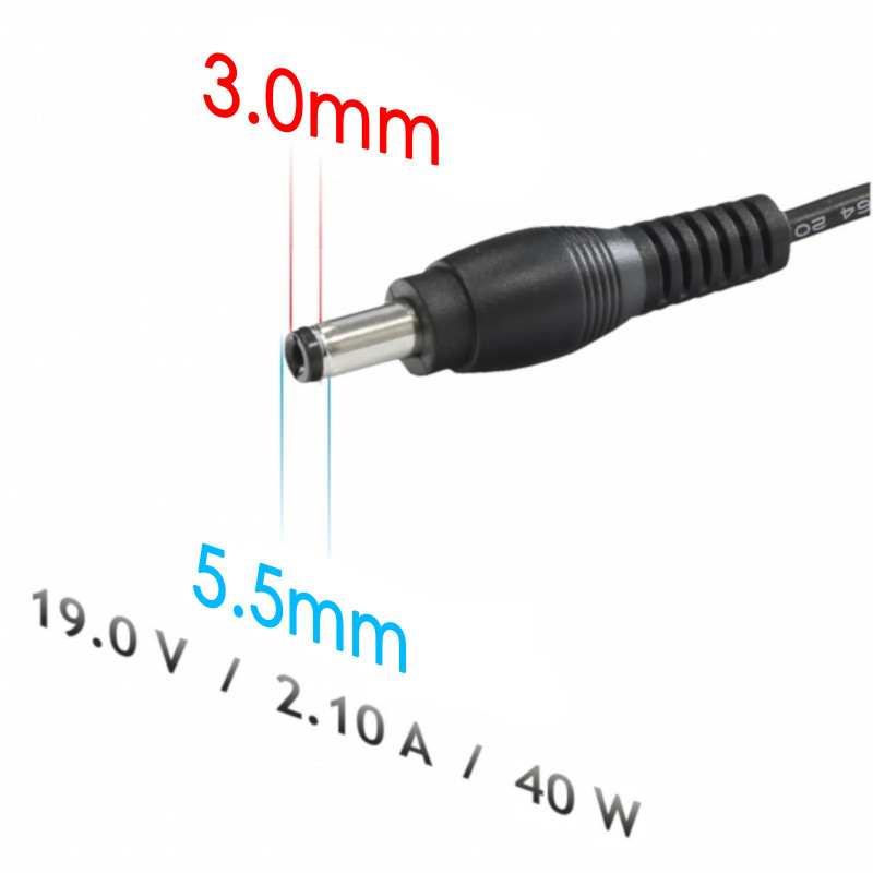 Akyga AK-ND-56 nešiojamojo kompiuterio įkroviklis 19 V / 6,32 A, 120 W, 5,5 x 3,0 mm + kaištis, 1,2 m, skirtas Samsung