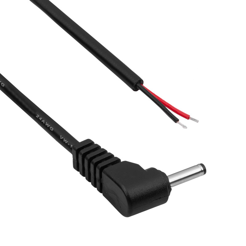 Akyga AK-SC-08 nešiojamojo kompiuterio įkroviklio nuolatinės srovės serviso kabelis 3,0 x 1,0 mm, 60 W, 1,2 m, skirtas Samsung