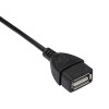 Akyga AK-AD-09 Micro USB-B (M) į USB-A (F) OTG adapterio kabelis, 15 cm, juodas