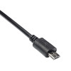 Akyga AK-AD-09 Micro USB-B (M) į USB-A (F) OTG adapterio kabelis, 15 cm, juodas