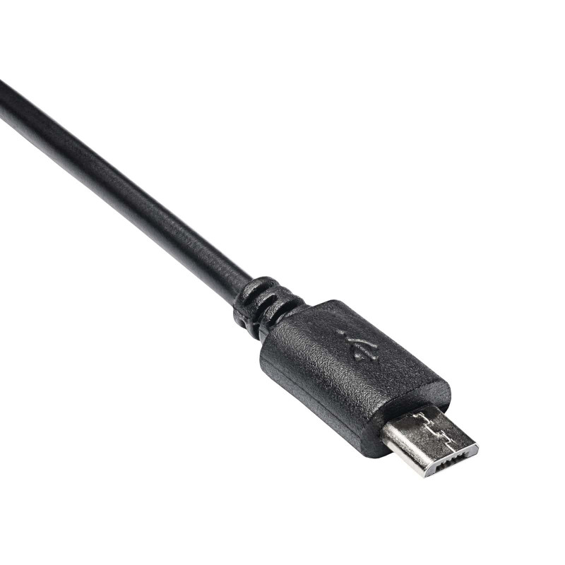 Akyga AK-AD-09 Micro USB-B (M) į USB-A (F) OTG adapterio kabelis, 15 cm, juodas