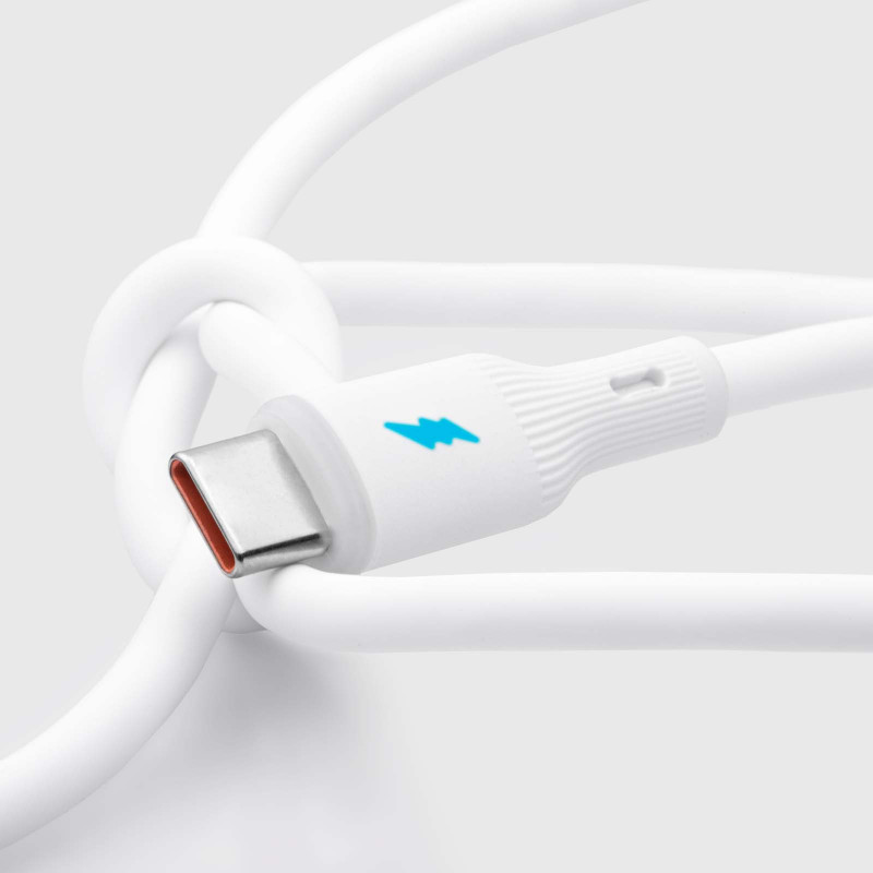 Akyga AK-USB-59 USB-A (M) į USB-C (M) kabelis, USB 2.0, 1 m, silikoninis