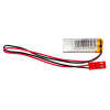 Akyga AKY0474 LP401230 Li-Po akumuliatorius 3,7 V 110 mAh su PCM, JST 2,54 mm 2 kontaktų jungtis, 150 mm laidai