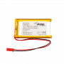 Akyga AKY0105 LP584070 Li-Po akumuliatorius 3,7 V 1500 mAh su PCM, JST 2,54 mm 2 kontaktų jungtimi, 150 mm laidais