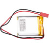Akyga AKY0659 LP783442 Li-Po akumuliatorius 3,7 V 1150 mAh su PCM, JST 2,54 mm 2 kontaktų jungtimi, 150 mm laidais