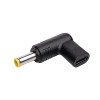 Akyga AK-ND-C16 USB-C – DC 5,5 x 3,0 mm + kaištis adapteris nešiojamojo kompiuterio įkrovimui, 18,5-20 V, 100 W