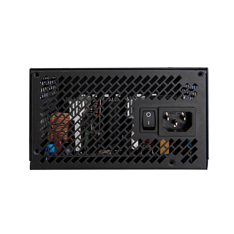 Akyga AK-FL-500 pasyvaus aušinimo ATX maitinimo blokas 500 W, visiškai modulinis, 80 PLUS, APFC