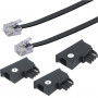Schwaiger TAL6306533 telefono jungiamasis kabelis, universalus, 6 m, RJ-11, juodas