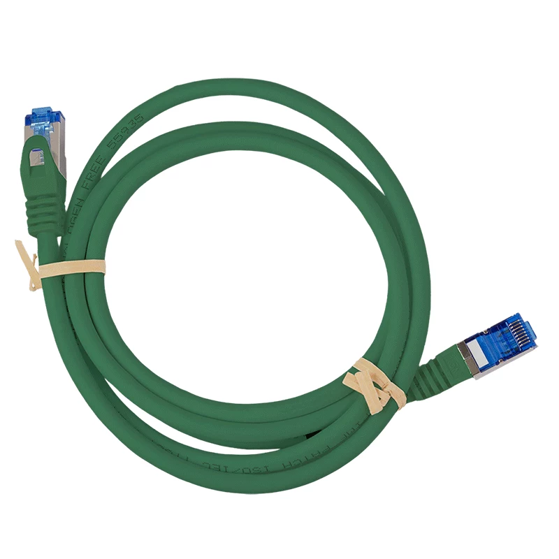 LogiLink CP4015S Cat.6A CCA S/FTP LSZH komutacinis kabelis, 0,25 m, žalias