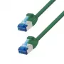 LogiLink CP5035S Cat.6A S/FTP LSZH SlimLine komutacinis kabelis, 1 m, žalias
