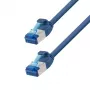 LogiLink CP5016S Cat.6A S/FTP Ethernet komutacinis laidas, SlimLine, 0,25 m, mėlynas