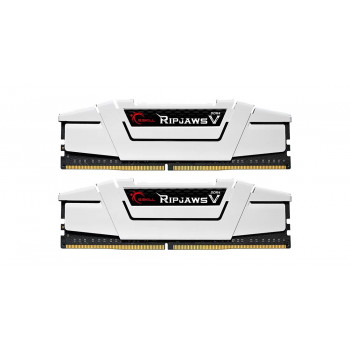 G.Skill Ripjaws V F4-3200C16D-16GVWB DDR4-3200 atminties rinkinys, 16 GB (2 x 8 GB), CL16, baltas