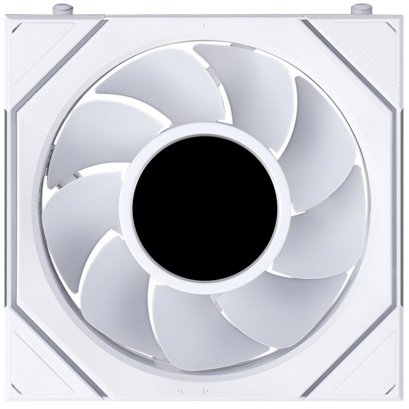 Lian Li UNI FAN SL-INF LCD FLEX Wireless korpuso ventiliatorius, ARGB ir LCD, Reverse Blade, 120 mm, baltas