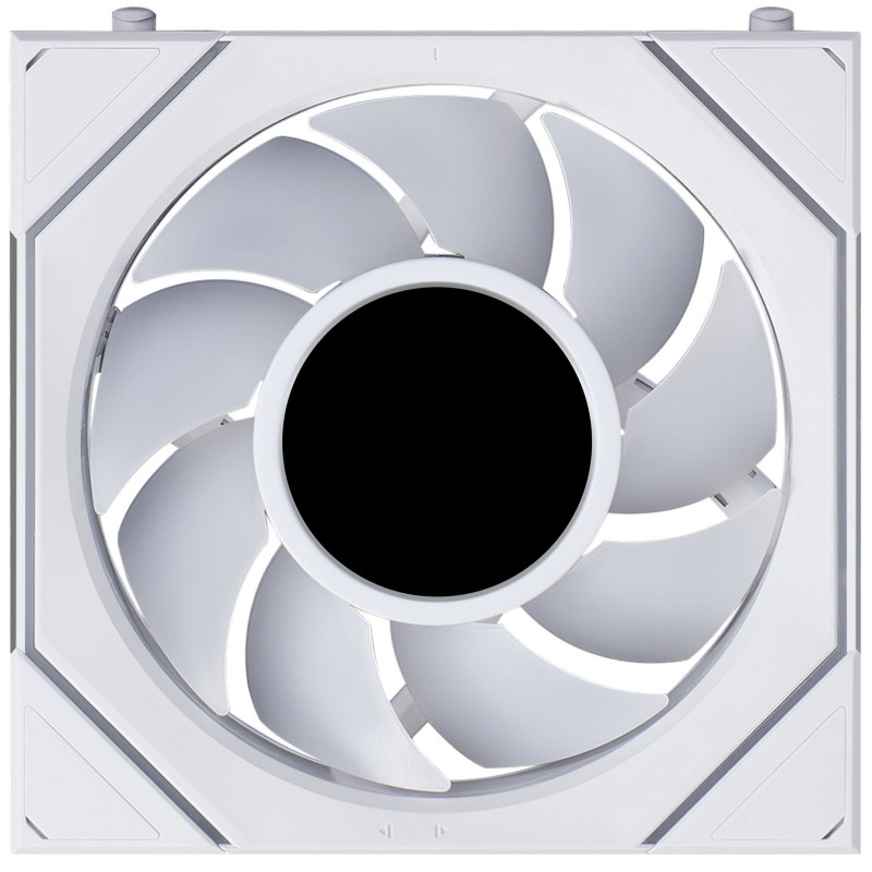 Lian Li UNI FAN SL-INF LCD FLEX Wireless korpuso ventiliatoriai (3 vnt.) su valdikliu, ARGB ir LCD, 120 mm, balti
