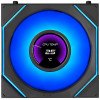Lian Li UNI FAN SL-INF LCD FLEX Wireless korpuso ventiliatoriai (3 vnt.) su valdikliu, ARGB ir LCD, Reverse Blade, 120 mm, juodi