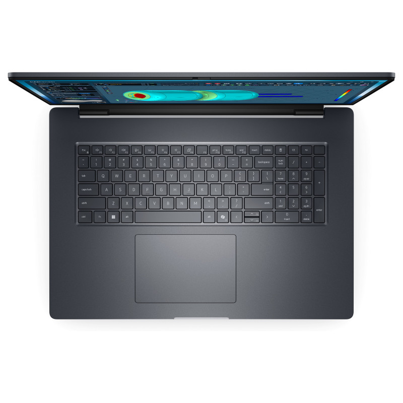 Dell Pro Max 18 Plus MB18250 nešiojamasis kompiuteris, 18 colių, Intel Core Ultra 7 265HX, 32 GB RAM, 1 TB SSD, NVIDIA RTX PRO 2000, Windows 11 Pro