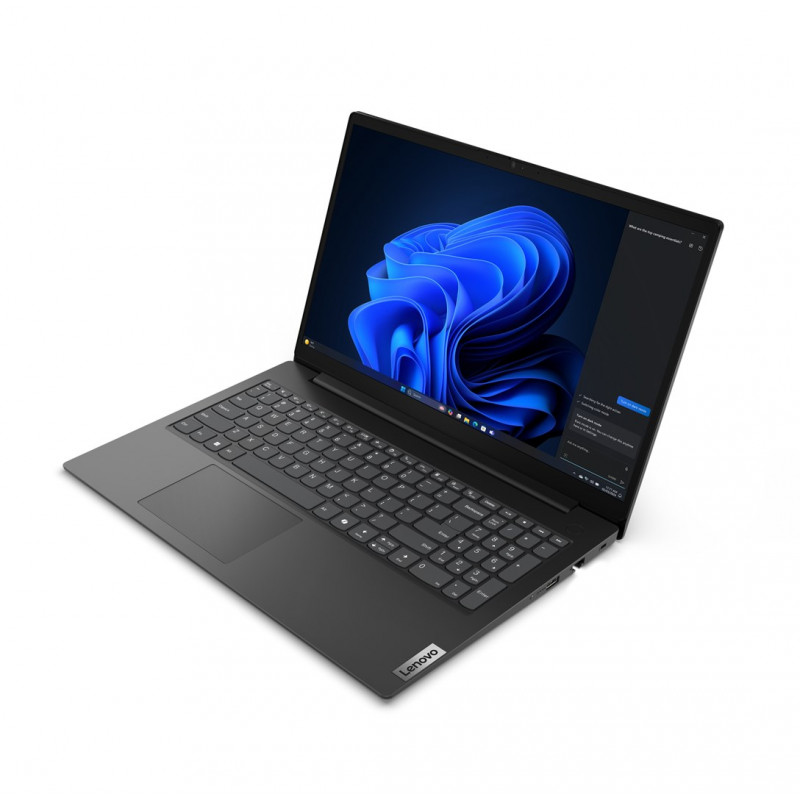Lenovo V15 G5 IRL 15,6 colio nešiojamasis kompiuteris, i5-13420H, 8 GB DDR5, 512 GB SSD, Windows 11 Pro, juodas, su Lenovo Casual Backpack B210 kuprine