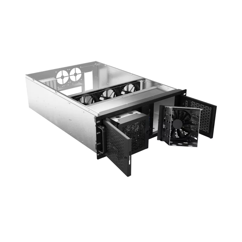 Lanberg SC01-6504-12B serverio korpusas, E-ATX 650/12, 19 colių, 4U