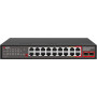 Getfort GF-120G-16P-240 PoE komutatorius, 16 x 10/100 PoE + 2 x GE + 2 x SFP, 240 W