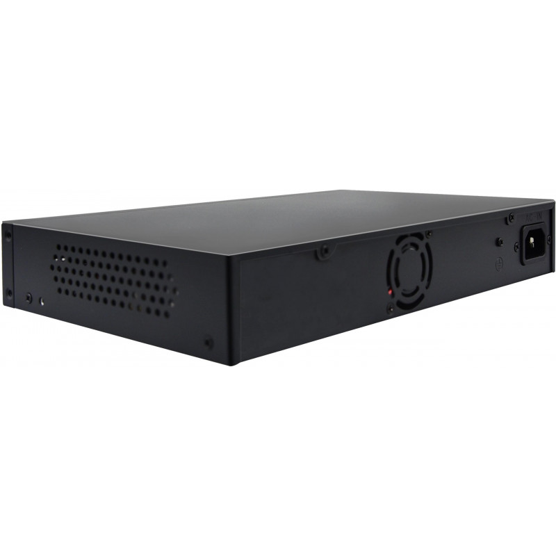 Getfort GF-120G-16P-240 PoE komutatorius, 16 x 10/100 PoE + 2 x GE + 2 x SFP, 240 W