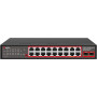 Getfort GF-220G-16P-240 PoE komutatorius, 16 x GE PoE + 2 x GE + 2 x SFP, 240 W