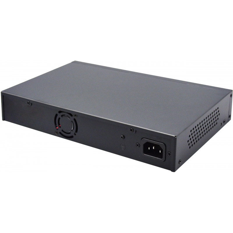 Getfort GF-220G-16P-240 PoE komutatorius, 16 x GE PoE + 2 x GE + 2 x SFP, 240 W
