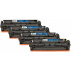 G&G suderinamos tonerio kasetės NT-PH203UBK/UC/UM/UY-B-V5-4-S1 (4 vnt.), juoda, žydra, purpurinė, geltona