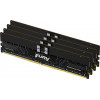 Kingston FURY Renegade Pro KF564R32RBE2K4-128 DDR5-6400 ECC registruotos atminties rinkinys, 128 GB (4 x 32 GB), CL32, juodas