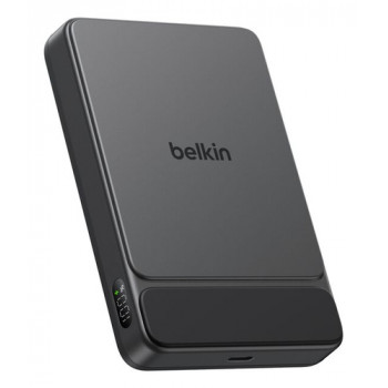 Belkin UltraCharge Pro Slim BPD022HQBK magnetinis išorinis akumuliatorius, 10000 mAh, juodas, su ekranu