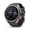 Garmin Fenix 9 Pro inReach išmanusis laikrodis, 51 mm, titano korpusas, grafito/juoda silikoninė apyrankė