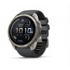 Garmin Fenix 9 Pro inReach išmanusis laikrodis, 51 mm, titano korpusas, grafito/juoda silikoninė apyrankė