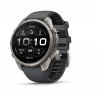 Garmin Fenix 9 Pro išmanusis laikrodis, 47 mm, titano korpusas, grafito/juoda silikoninė apyrankė