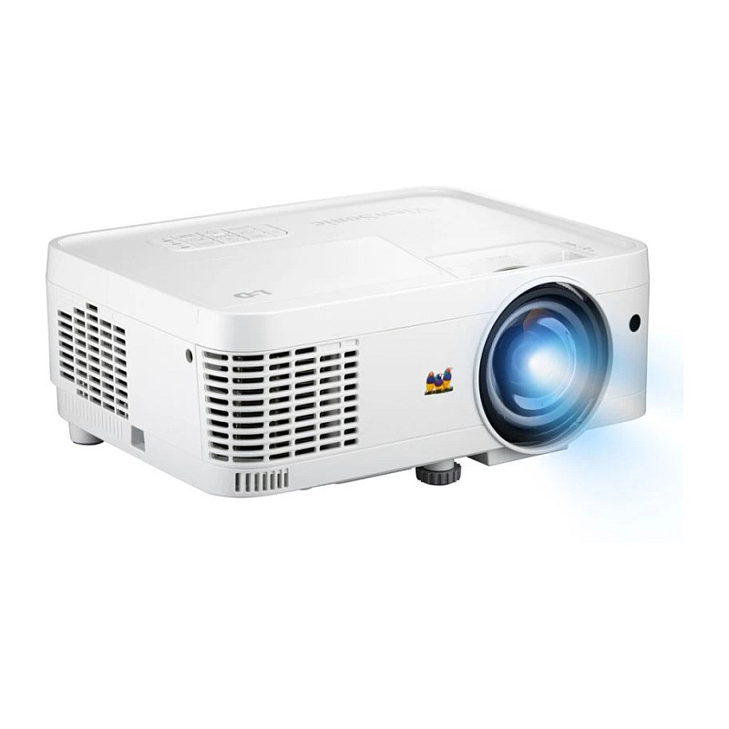 ViewSonic LSD300W-ST trumpo nuotolio projektorius, 3300 ANSI liumenų, DLP, WXGA (1280x800), baltas